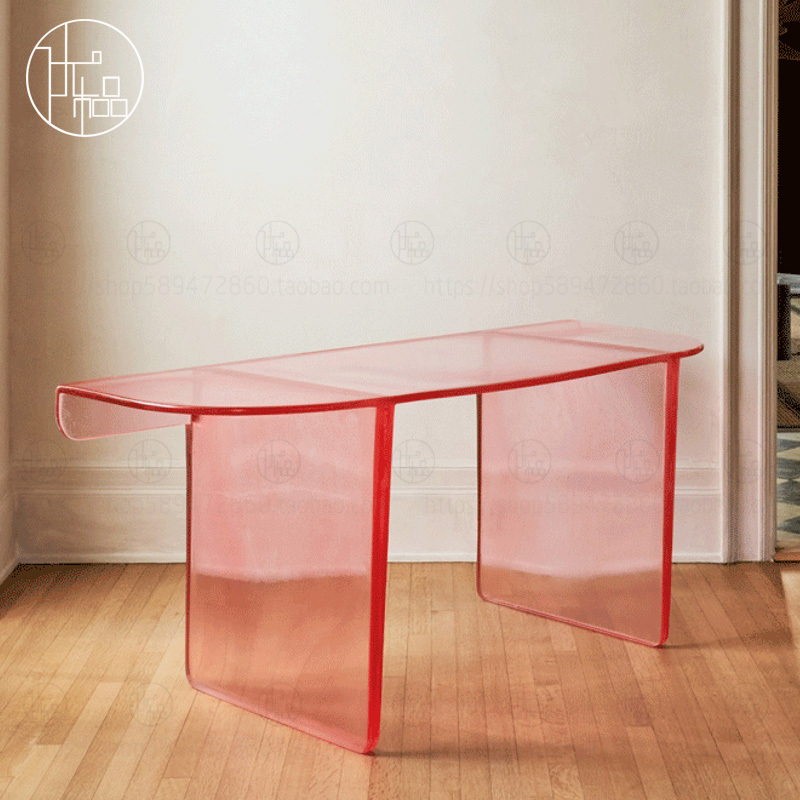 Nordic Creative Transparent Dressing Table Modern Simple Acrylic Desk Boss Office Desk Computer Desk Writing Desk