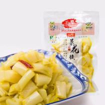 Taizhou flower stalks kimchi hotel vegetable flower stalks ready to eat must be pickled cold vegetables white rice cauliflower cold dish packaging