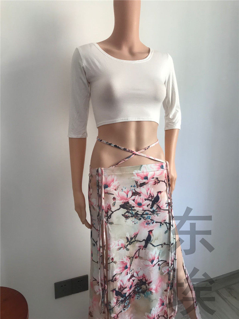 East Ebelly Leather Dance Practice Costume Women's 2021 New Suit Beginners Spring Summer Sexy Oriental Dance Debut