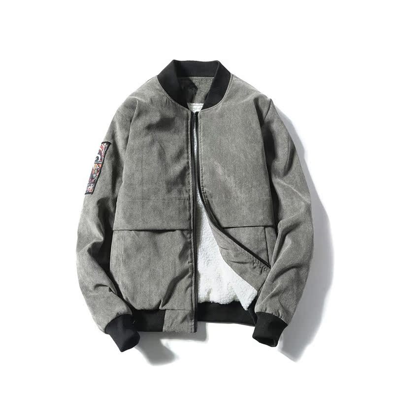ETUUD APHELION mùa đông phong cách quốc gia dày vải nhung cừu cashmere dày áo khoác cotton áo khoác chống nắng nam
