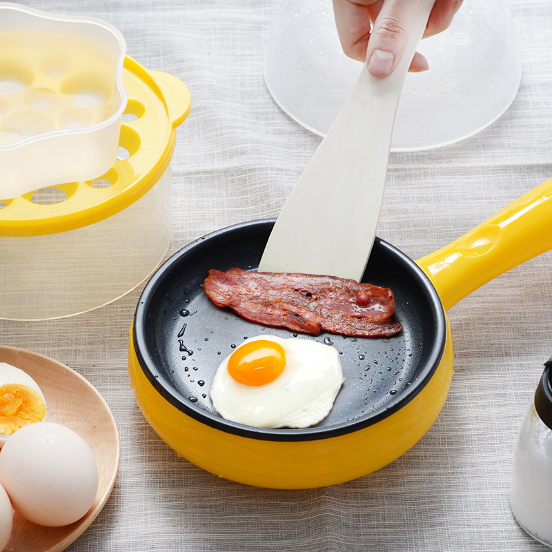 American standard 110V omelette steamer egg cooker mini dorm frying pan automatic electricity cut - off housebreakfast artifact
