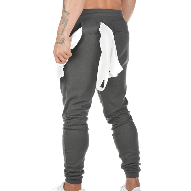 Sports pants fitness trousers cigarette pants football pants training pants men's autumn and winter slim fit moisture wicking jogging leisure