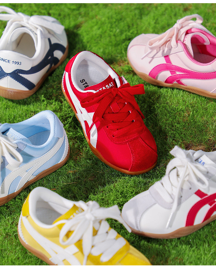 Saturday Children's Shoes Red German Training Shoes for Girls 2026 Spring New Model Children's Non-Slip Campus Girls' Casual Sports Shoes — 10