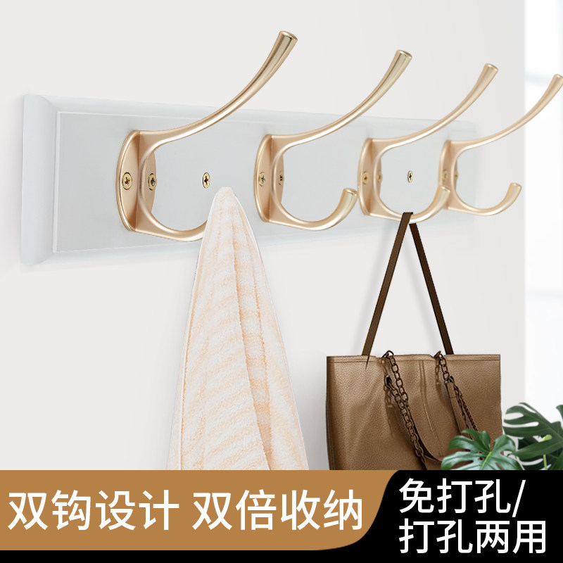 Hood hanging clothes hook wall hanging creative wardrobe clothes on wall hanging hanger door rear hanger door rear hanger free of punch