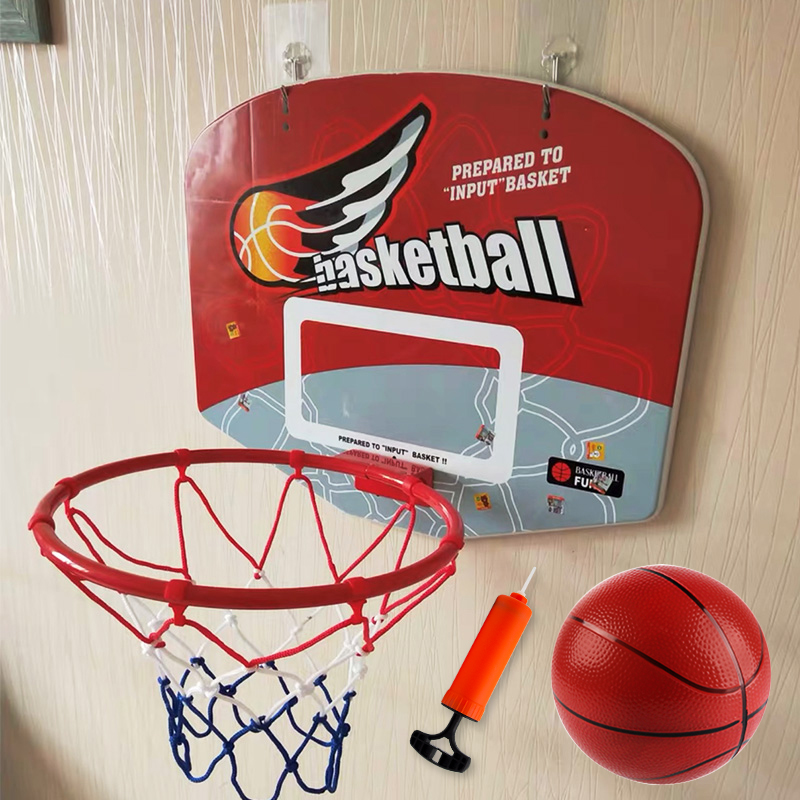 Wall hanging basketball box free punch hole children shooting rack toddler home basket board kids indoor baby toys