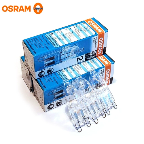 Osram, галогенная импортная настольная лампа, 35W, 60W, комфортный световой спектр