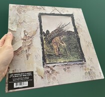 Book Led Zeppelin Led Zeppelin-IV Black Gel Record LP New Undemolished