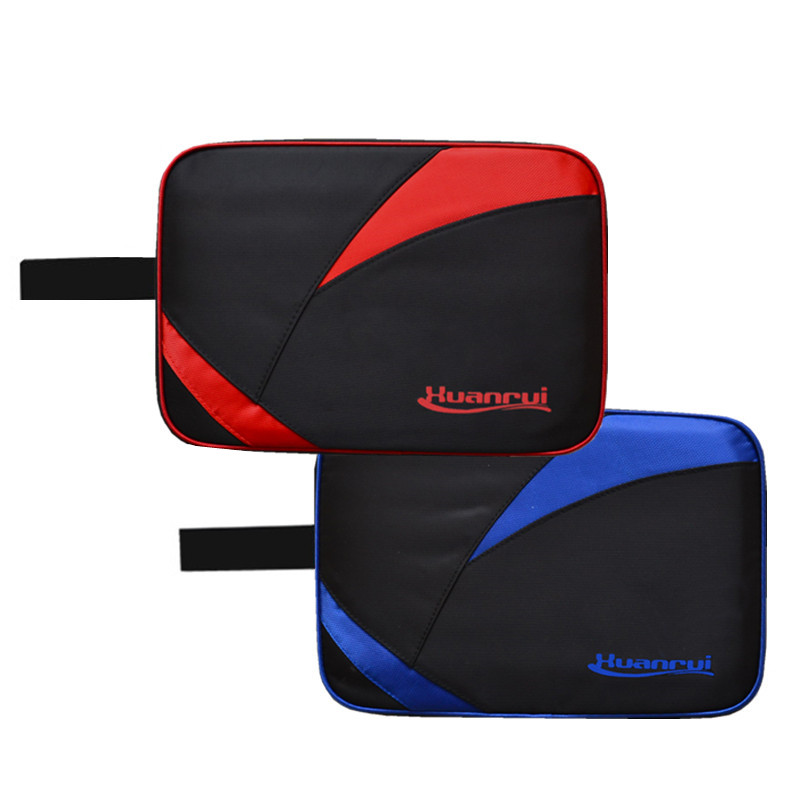 Table tennis bag racket set Racket storage bag Square table tennis board bag board set Double layer can be installed with 2 shots