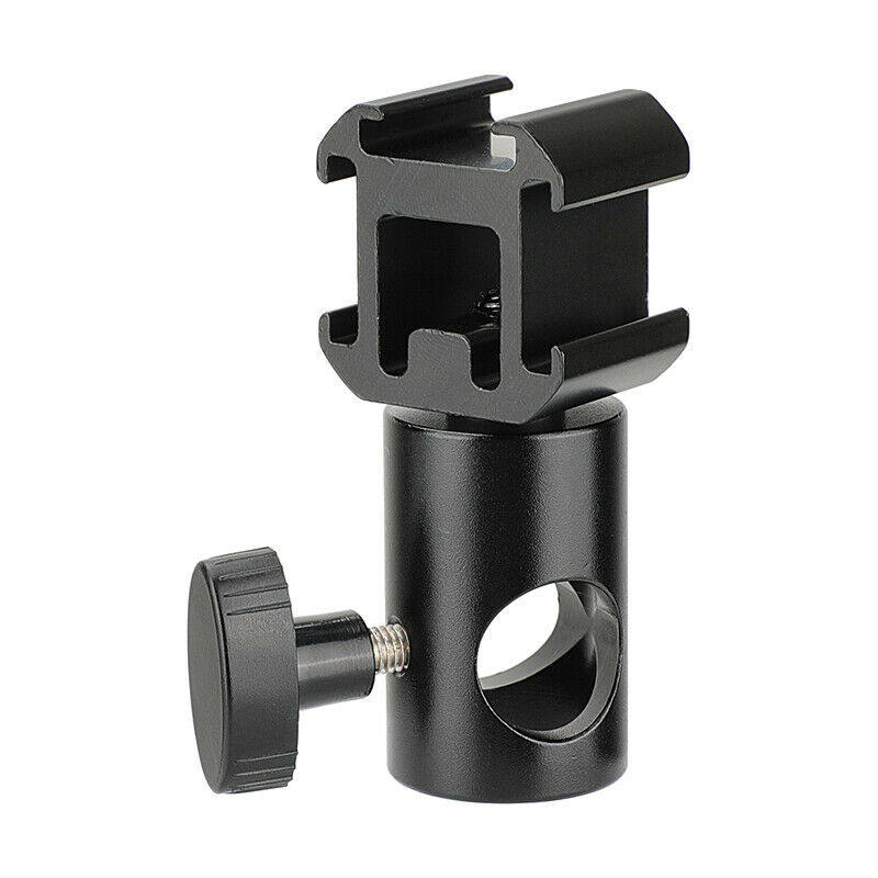 Photography Camera Accessories Aluminum alloy 16mm light bracket with three - way cold boot switch head hot boot bracket