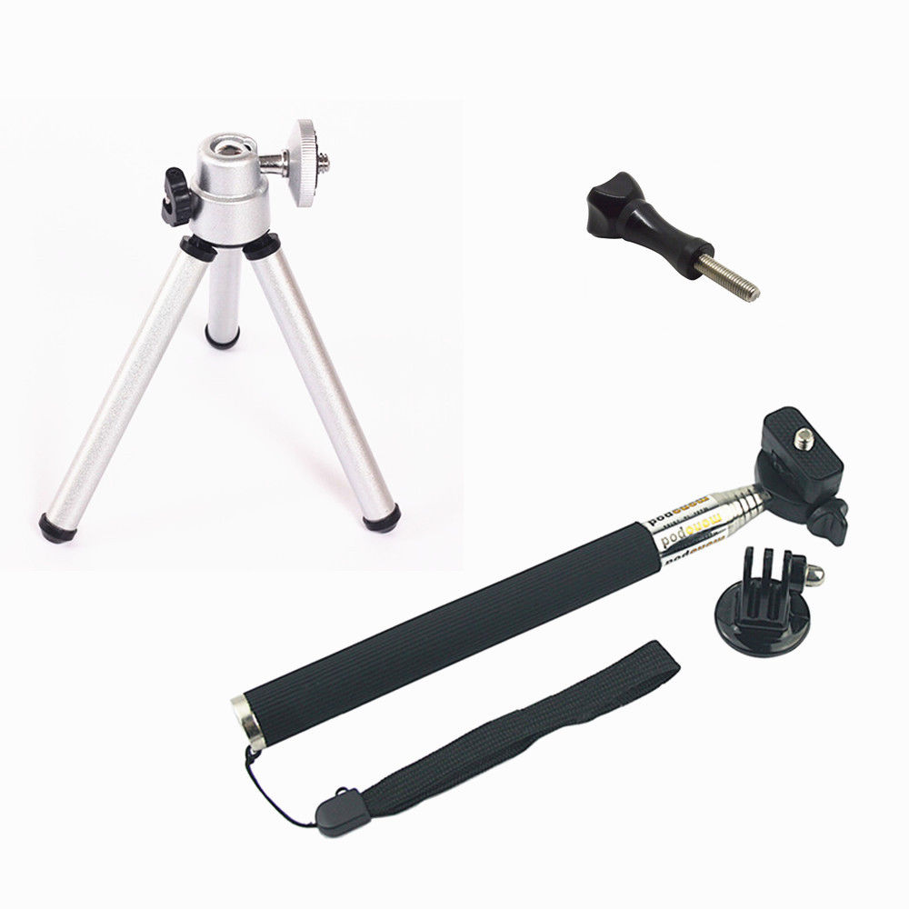 Universal selfio bar with tripod Gopro clip four all-in-one combination Apple oppo Xiaomi photo-thever