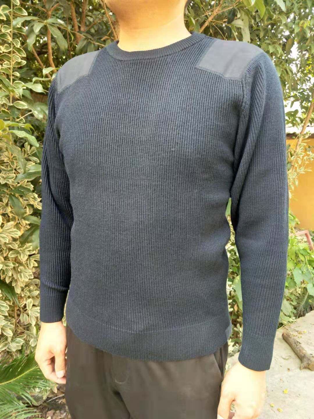 Round Territorial Waters Sweater Sea Dry Hugh House Hide Blue Collar Sweater Men's Cardigan Sweatshirt