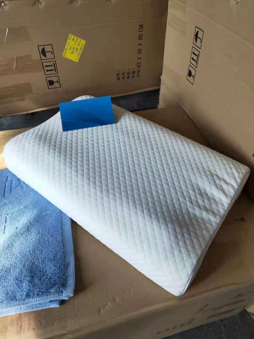 Civil aviation pillow - flight pillow - function buckwheat pillow - slow bounce memory cotton - guard pillow