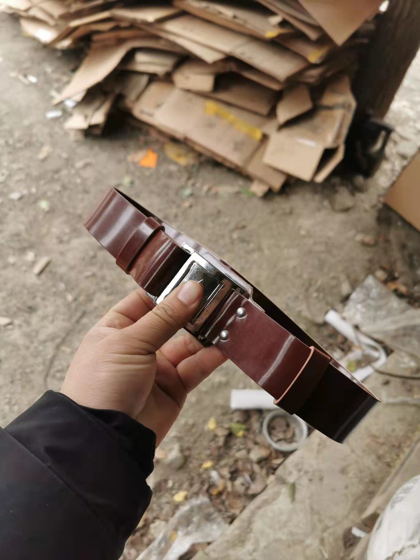 Red Collection 87 Outer Belt Armed Belt