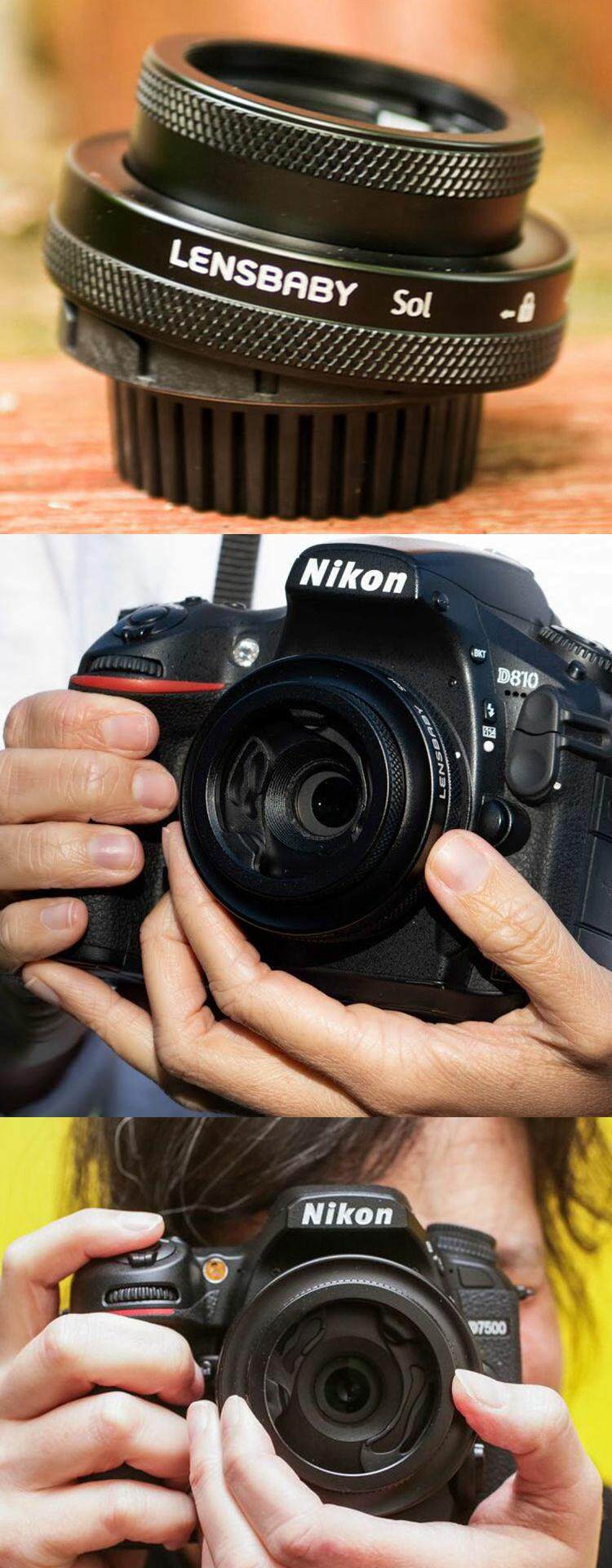 Объектив ребенок Lensbaby Sol 45 Ось сдвига фиксированное фокусное расстояние наклон объектив .      