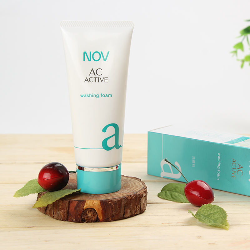 日本NOV娜芙药妆 AC-ACTIVE毛孔系列 洁面乳洗面奶 控油抗痘100g
