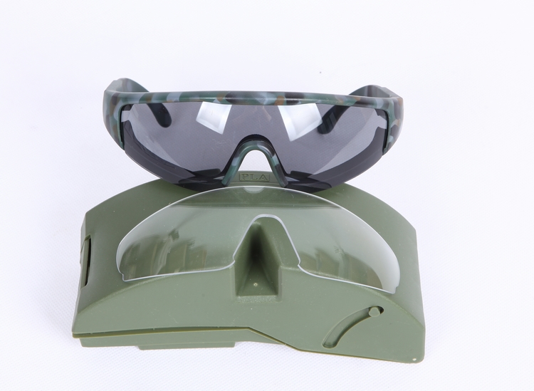 03 Camouflated Goggle Riding Radiation Protection Lalabor Anti-Impact Windproof Anti-Dust Tactical Glasses Locomotive Goggles