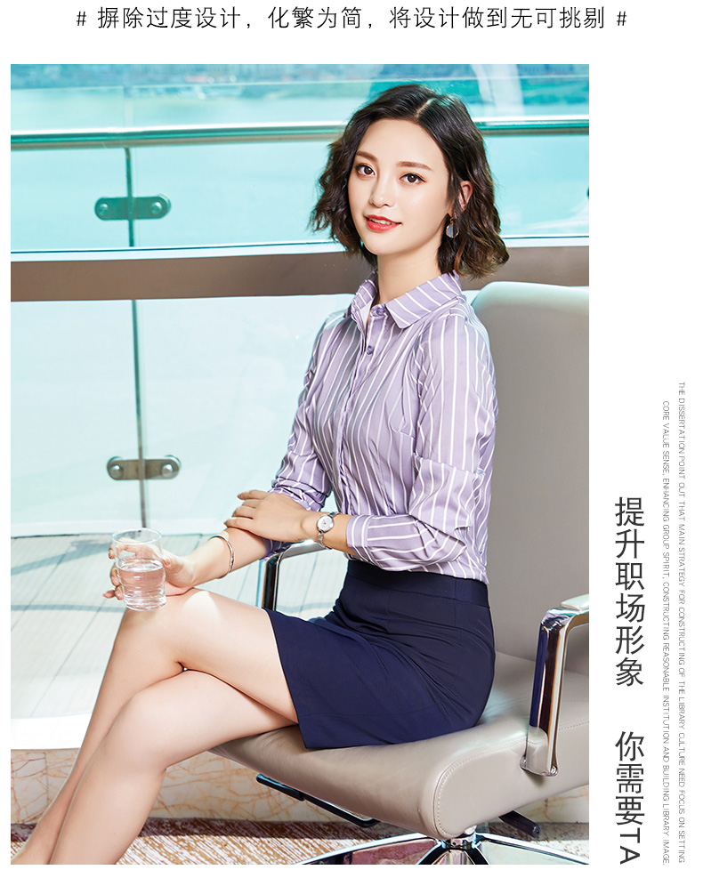 Áo sơ mi sọc kẻ nữ sơ mi cổ vuông tay dài 2019 mới xuân hè hè thời trang nữ mỏng chuyên nghiệp mặc OL - Áo sơ mi dài tay Các mẫu áo sơ mi nữ cách điệu đẹp
