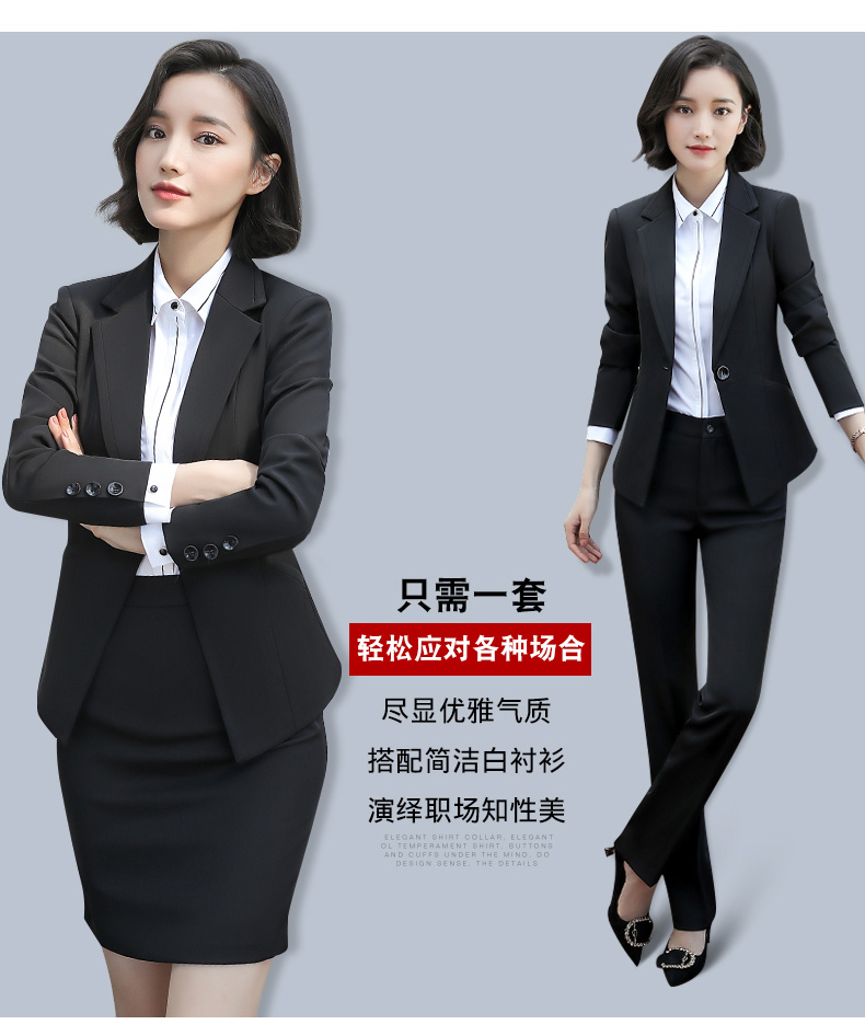 Quần áo chuyên nghiệp màu đen nhỏ phù hợp với áo khoác nữ 2018 mùa thu mới thời trang ngắn mỏng Slim ol phù hợp với phụ nữ vest kẻ nữ