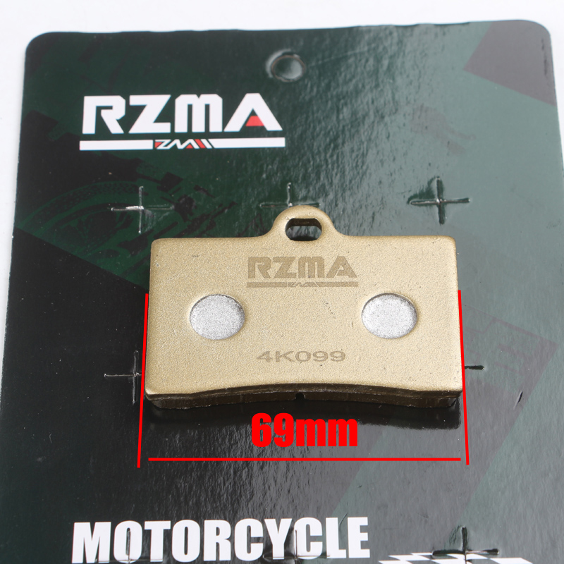 RZMA má phanh nhiệt độ cao nhạy cảm sửa đổi calipers bức xạ lớn bào ngư lớn bốn kim loại đồng gốm má phanh thắng đĩa xe máy