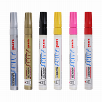 Japan Mitsubishi PX-20 Large Paint Pen Metal Plastic Surface Writing Anti Rust Painted Pen With Platinum Silver Color