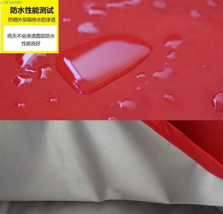 Thickening góc mái lều ngoài trời triển khai ô UV chống nắng không thấm nước mái hiên băng vải 3x3 bạc - Lều / mái hiên / phụ kiện lều đèn trang trí lều