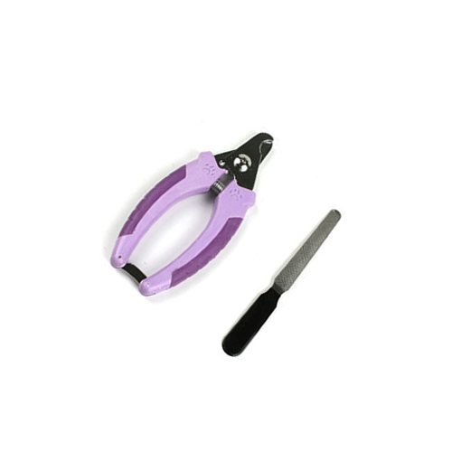 Pet supplies bobo bobo purple handle dog nail clippers delivery file dog grinding nails nail clippers