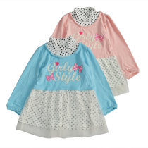 A115 day single girls favorite * with big child code foreign trade child clothing high neckline dress with long sleeves dress