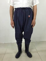 Play in fishing groom Slang Pants Fishing Car Wash Tight Waist Half Body Waterproof Pants Fishing Pants Plastic Sewer Pants