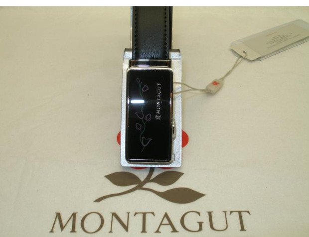 Thắt lưng da khóa tự động của phụ nữ Montagut R213213001A khóa thắt lưng