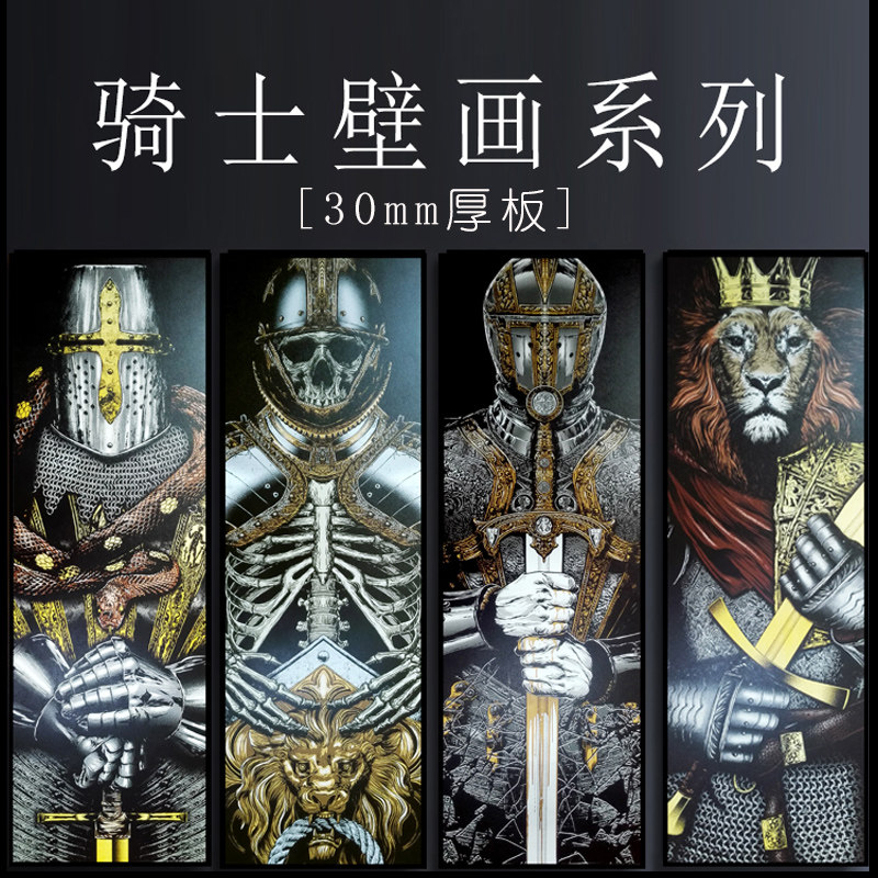 Bar Industrial Wind Rider Decoration Painting Clear Bar Tattoo Tattoo Tattoo Shop Retro Personality Genguan Living Room Creative Mural Painting