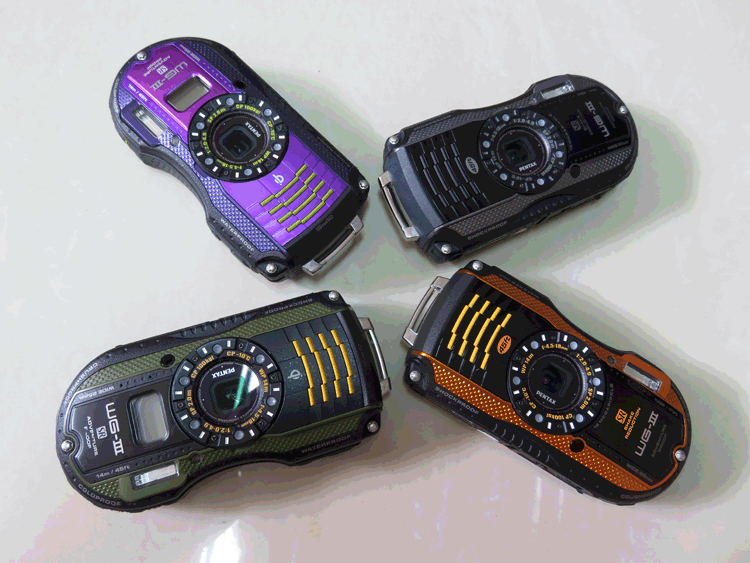 Premium Pentax Pentax WG-3 HD Camera kỹ thuật số chống nước 2.0 Khẩu độ lớn 14m Lặn chống nước - Máy ảnh kĩ thuật số máy ảnh chống nước
