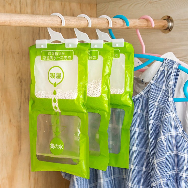 Hanging moisture repellent Wardrobe Mildew Preventive Dehumidifiers powerful hygroscopic agent Hygroscopic Bag Indoor Damp bag desiccant