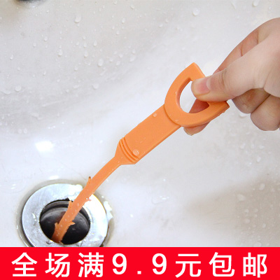Bathroom manual pipeline traverser household sewer cleaning tool blocked cleaning hook