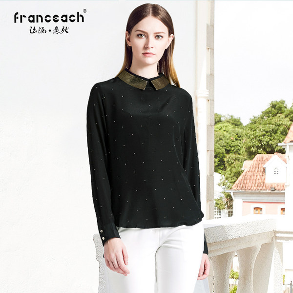 Franceach 法涵·意弛 薄款 女式真丝衬衫 优惠券折后￥159包邮（¥ 239-80）3色可选