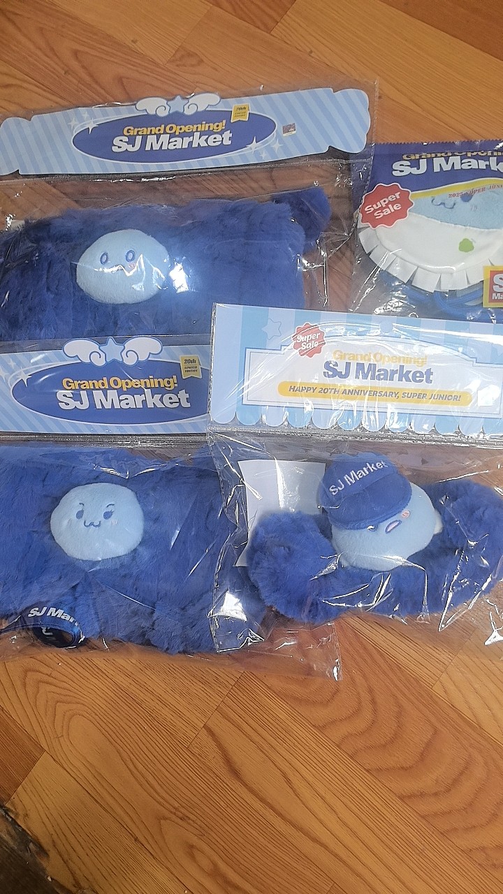 SJ market毛毯super junior快閃周邊盲盒髮帶冰箱貼掛繩手機包-淘寶