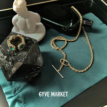 HeyJewel original design GYVE MARKET occupant sterling silver hemp rope necklace design sense retro niche