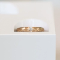 3.2 Внешний бриллиант 18K абрикосовый желтый/платиновый 44-58