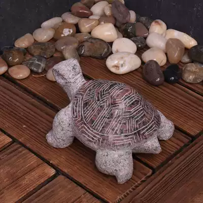 Stone turtle Bluestone turtle town house to avoid evil spirits Small stone turtle Feng Shui stone turtle home decoration Huian stone carving