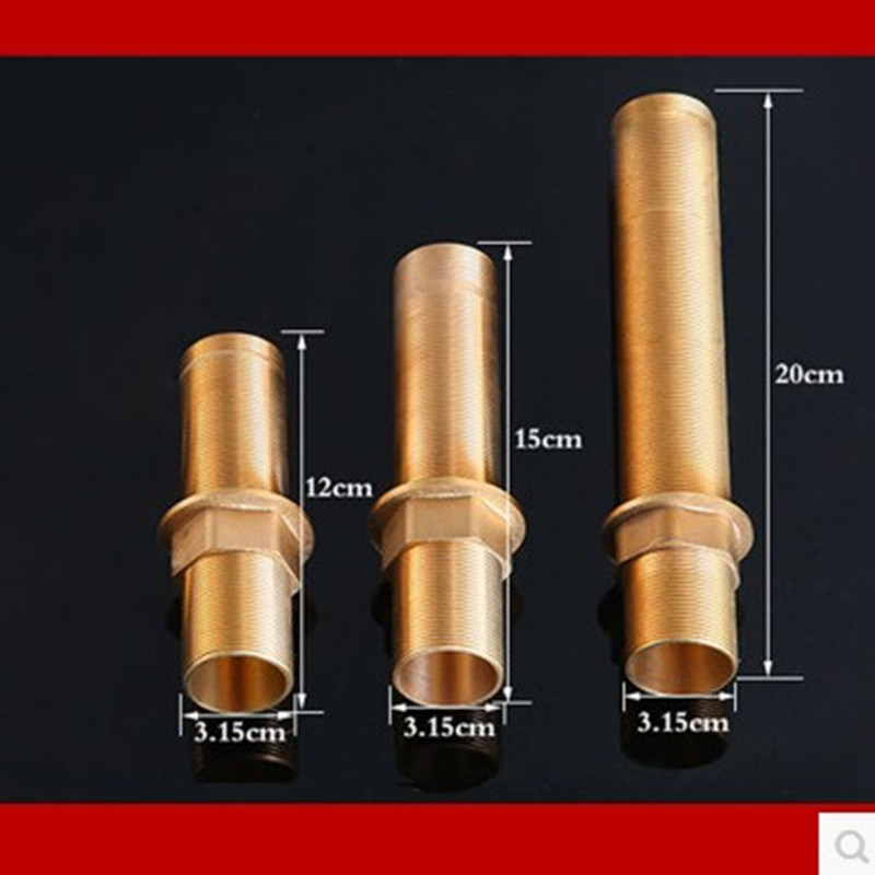 The faucet lengthened at a right angle