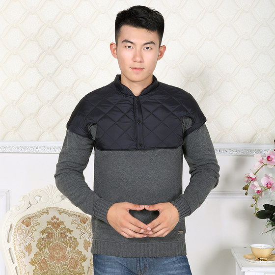 Middle -aged and elderly shoulder guards to warm sleep down cotton vest vest vest, neck shoulder care men and women universal horse clip shoulder men