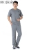 Cotton mùa hè trung niên nam thời trang thể thao giản dị phù hợp với quần ngắn tay ngắn tập thể dục chạy quần áo cha - Thể thao sau bộ quần áo thể thao nữ Thể thao sau