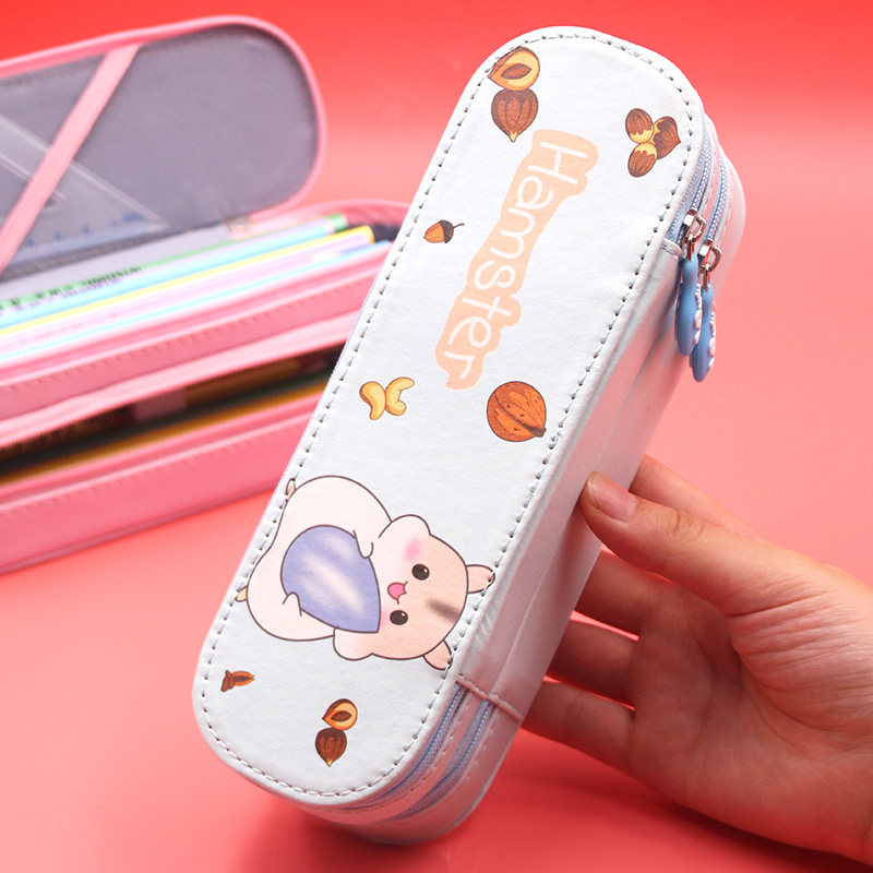 Pen Bag Woman Double pencil case Inches Japanese girl Children's children Cute Girl Child Pencil bag Teen Pen Box