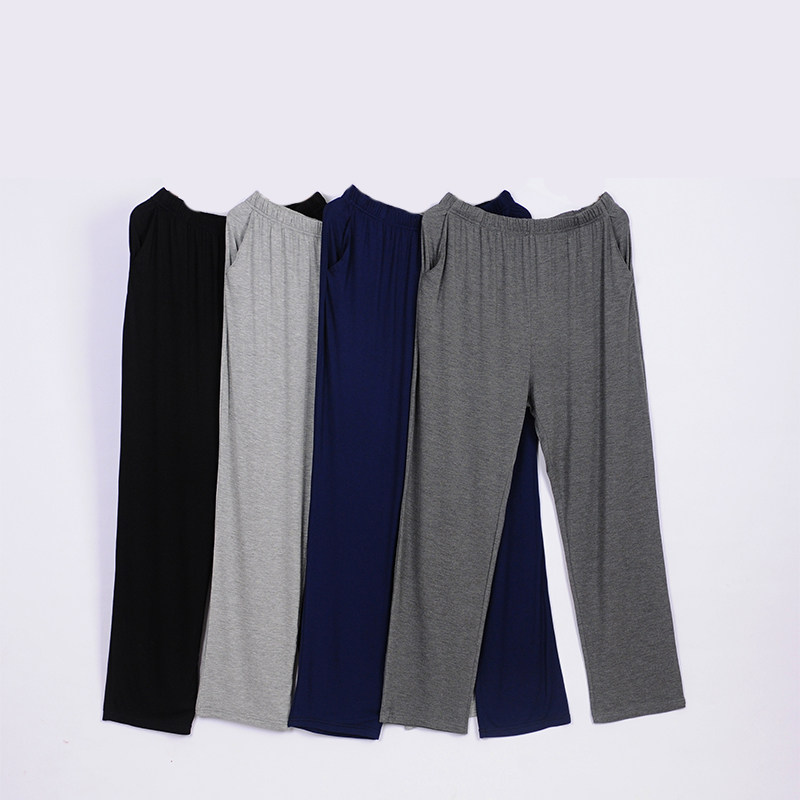 Modale Sleeping Pants for men and women Long pants Summer pure cotton loose large size for anti-mosquito pants sports casual sleeping pants male air conditioning pants