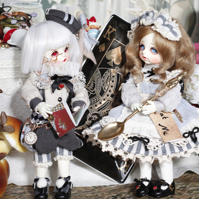 taobao agent [Baby clothes+wig+shoes] 8 points BJD doll rabbit Xiansen/Alice official uniform Gemofdoll