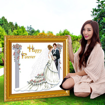 Marriage 2021 New New Wedding cross stitch embroidery wedding couple series Living room romantic love wedding bedroom