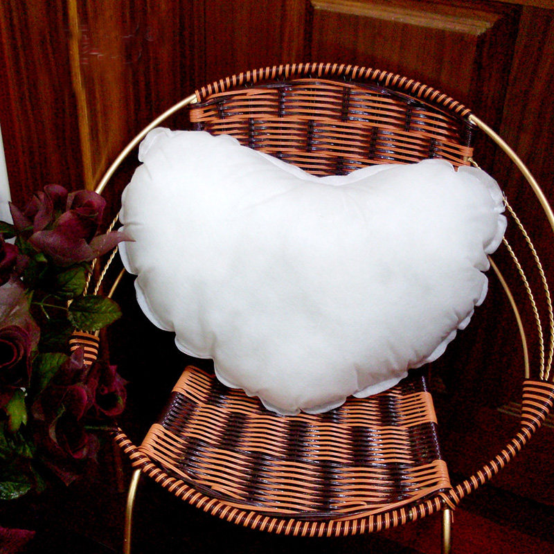 Pillow Core Cross Stitch Pillow Pillow Core High Elastic Cotton Chicken Heart Pillow Pillow Cover Heart-shaped Love Pillow Cushion Core