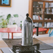 Alessi La Cupola Dome Skyscraper Coffee Maker 3 Cups