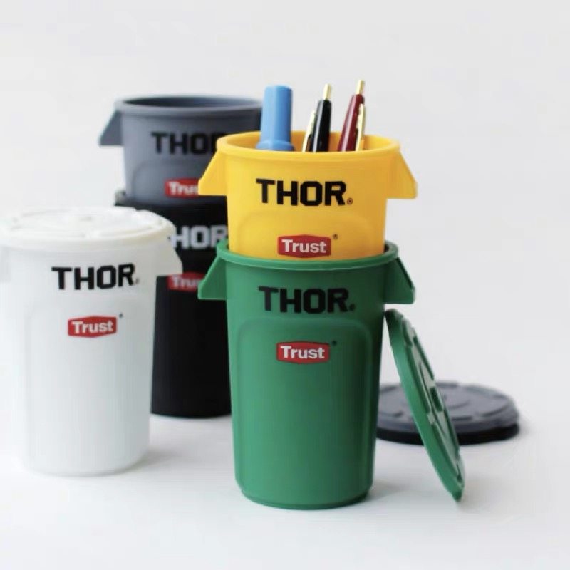 Spot Japan THOR mini desktop storage box succulent flower pot desktop trash can ins pen holder