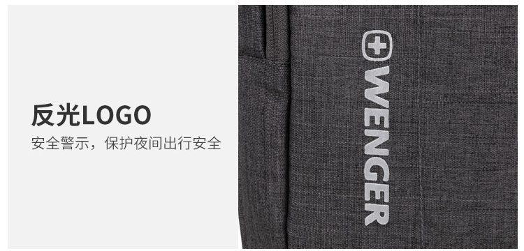 Wenger / Weigo Swiss Army Knife Black Business Ultralight Backpack Men Máy tính Ba lô Túi công suất lớn Nữ - Ba lô balo đeo chéo nữ