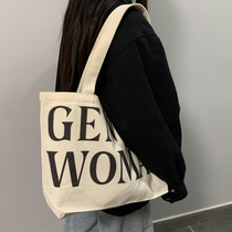 University students class big bag womens single shoulder bag large capacity bag ins small crowdTotbag sails bag commuter bag